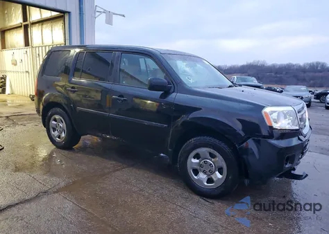 2010 Honda Pilot Lx from USA, damaged, VIN 5FNYF4H26AB023140